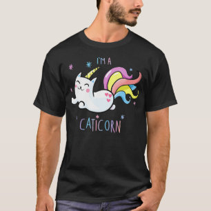 Caticorn Meowgical Rainbow Cat Kittycorn Tee