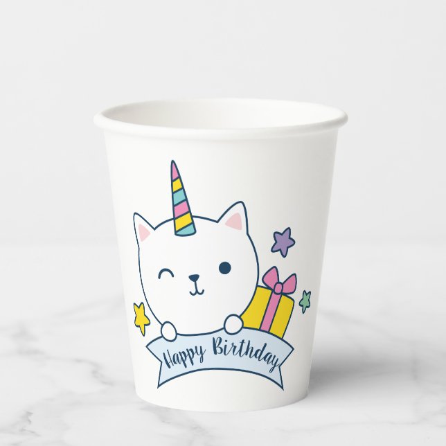 Caticorn | Paper Cups | General (Front)