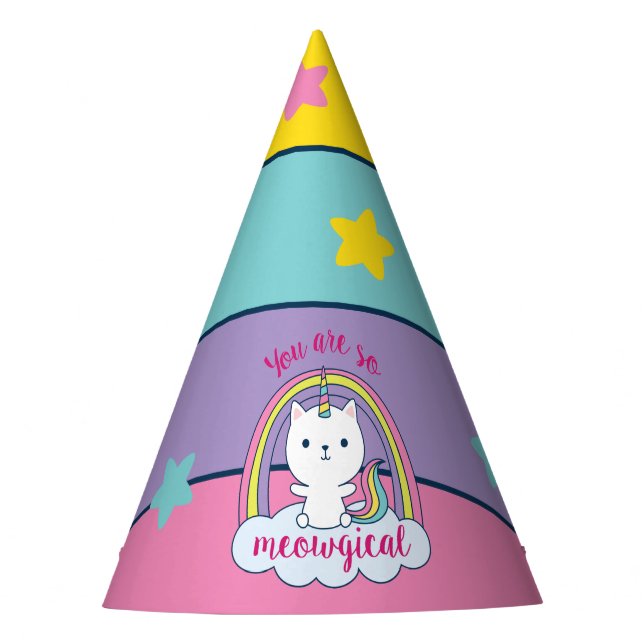 Caticorn | Party Hat | Meowgical (Front)