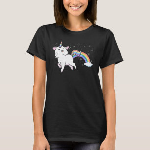 Caticorn Rainbow Unicorn Cat Magical Kitty Legenda T-Shirt