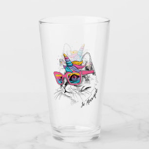 Caticorn So Meowgical Glass
