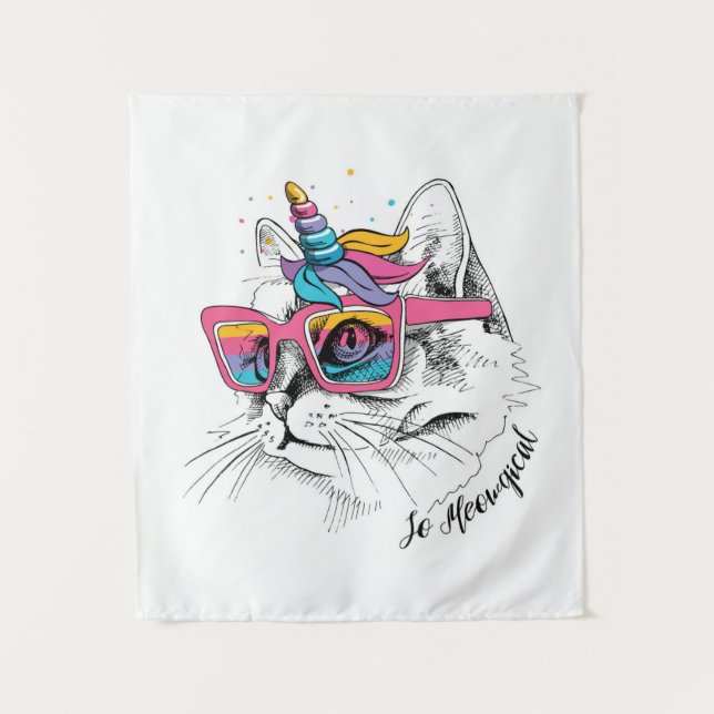 Caticorn | So Meowgical Tapestry (Front)