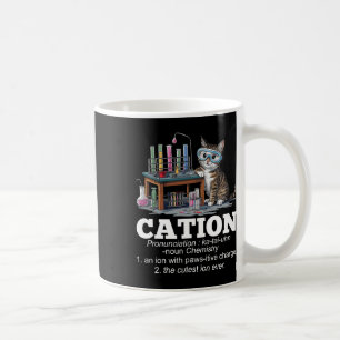 Cation Chemistry Humour Science Teacher Cat Pun Fu Coffee Mug
