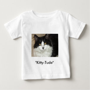 Catitude Cat with an Attitude Baby T-Shirt