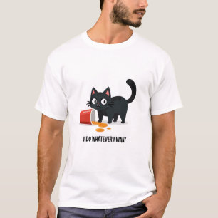 Catitude Shirt – I Do What I Want Kitty Tee