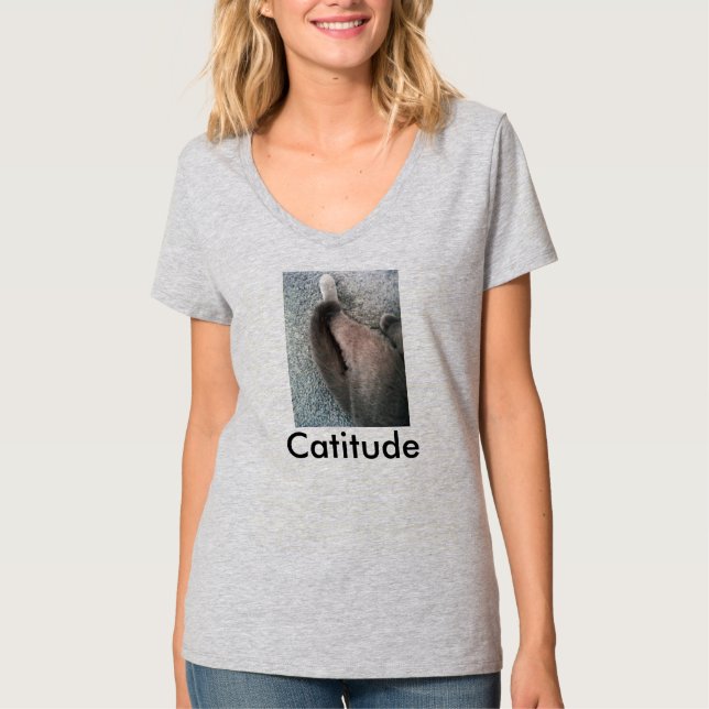 Catitude Women's T-shirt (Front)