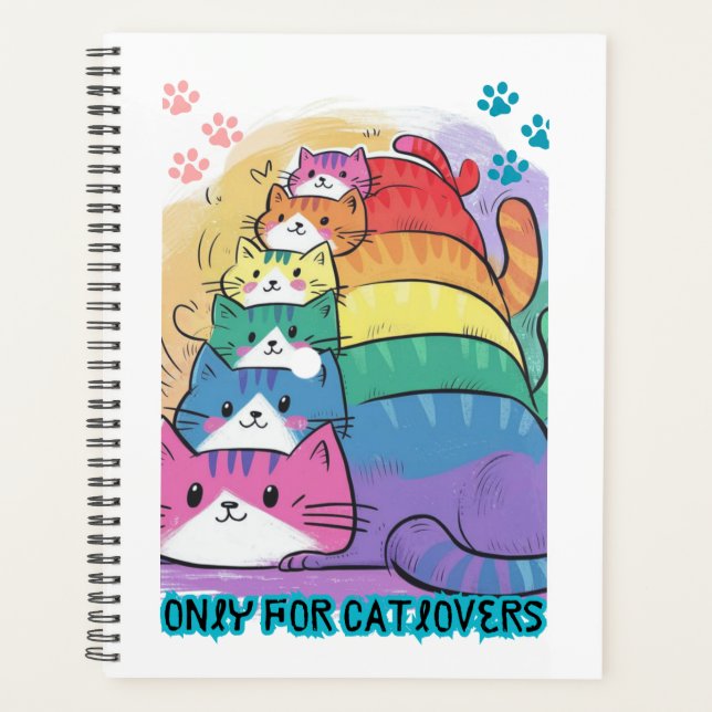 Catlovers Stack of Cats Planner (Front)