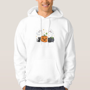 Catloween Cute Ghost Cat Halloween Design_1 Hoodie