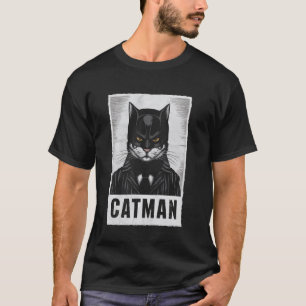 Catman Cat Costume Feline Animal Cool T-Shirt
