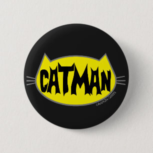 CATMAN Cat Lover Button
