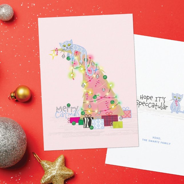 Catmas Tree Christmas Card (Creator Uploaded)