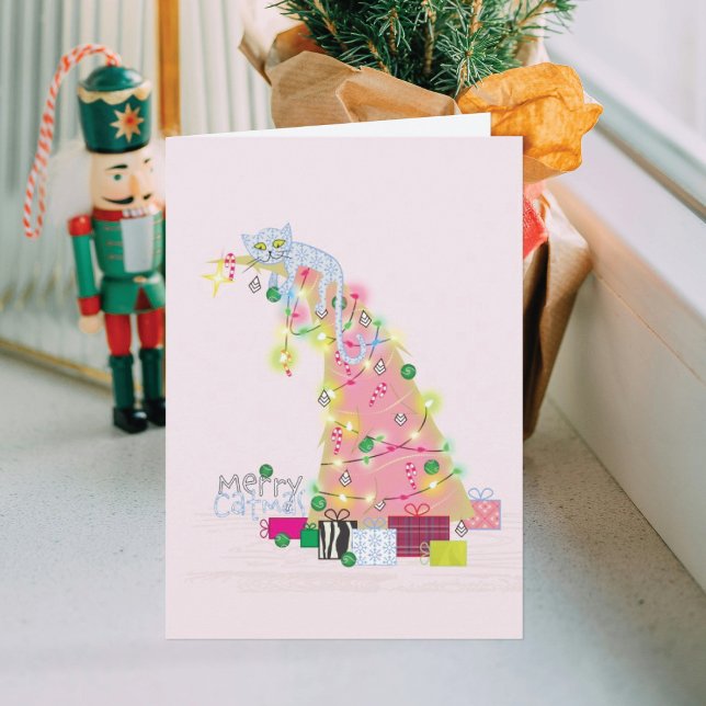 Catmas Tree Christmas Card (Creator Uploaded)