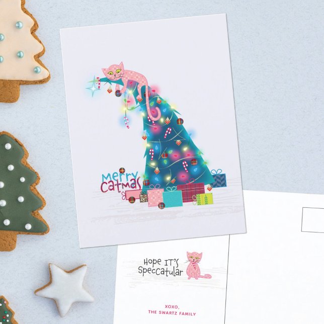 Catmas Tree Christmas Card (Creator Uploaded)