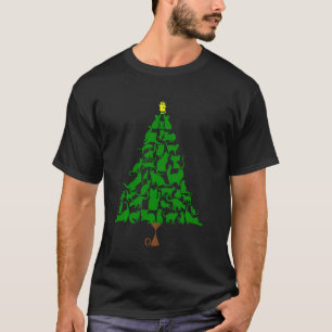 Catmas Tree, Funny Cat Christmas Tree, A Cat Tree T-Shirt