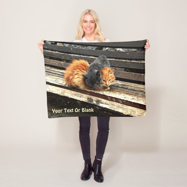 Catnap Cuties Fleece Blanket (In Situ)