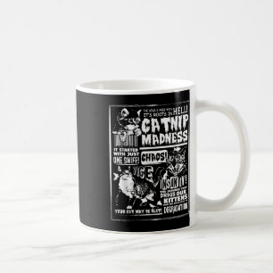 Catnip Madness Cute Kitten Cat Lover Gift For Cat  Coffee Mug