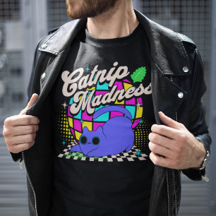 Catnip Madness Psychedelic Disco T-Shirt