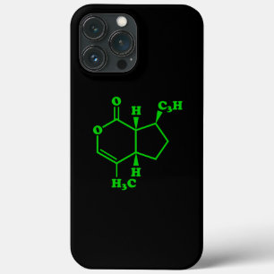 Catnip Nepetalactone Molecular Chemical Formula iPhone 13 Pro Max Case