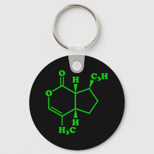 Catnip Nepetalactone Molecular Chemical Formula Key Ring
