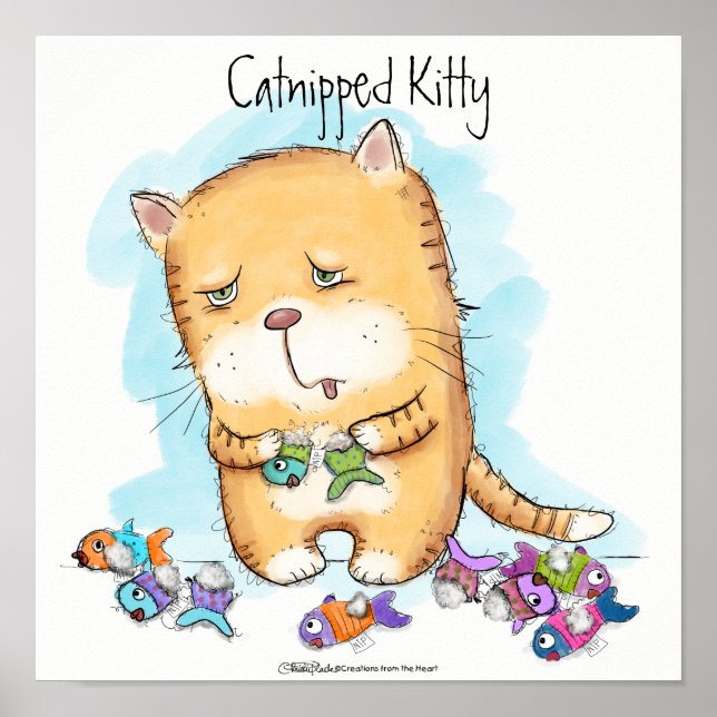 Catnipped Kitty Poster (Front)