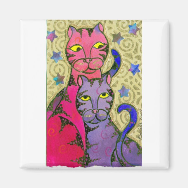 CatNStars Magnet (Front)