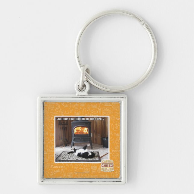 Catnuts roasting key ring (Front)