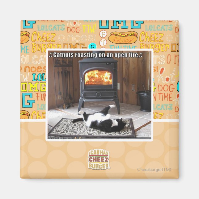 Catnuts roasting magnet (Front)