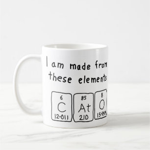 Cato periodic table name mug