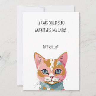 Catos Arte Retro Pastel San Valentin Holiday Card
