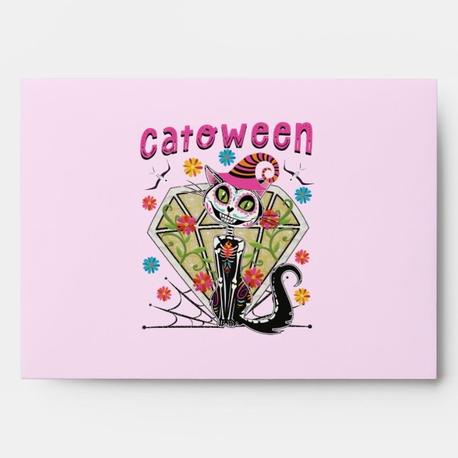 Catoween Halloween Envelope (Front)