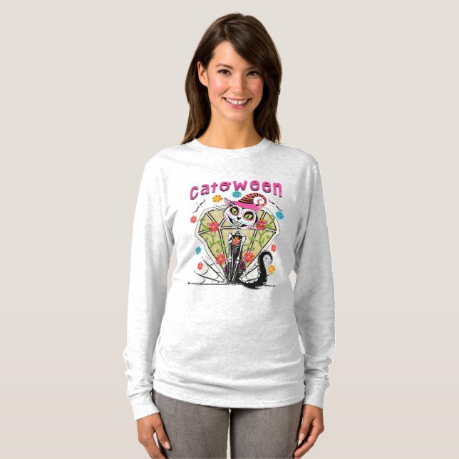 Catoween Halloween T-Shirt (Front Full)