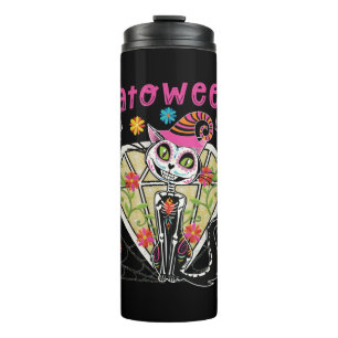 Catoween Halloween Thermal Tumbler