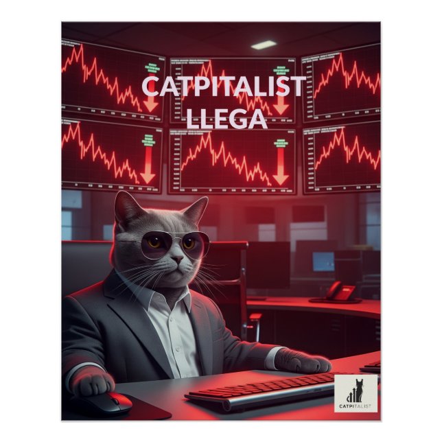 Catpitalist: Comedia de Caída del Mercado - Póster Poster (Front)