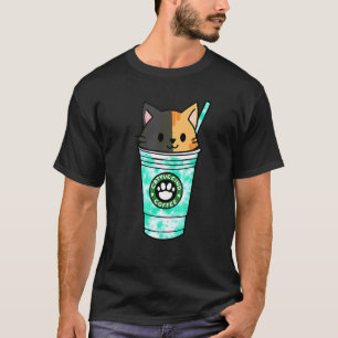 Catpuccino Cat Pun Cat  Cat Day Coffe Day Coffee T-Shirt