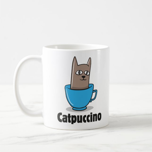 Catpuccino Coffee Mug (Left)