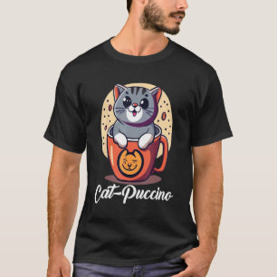 CATPUCCINO - Funny Cat Cafe T-Shirt