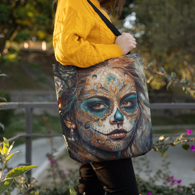 Catrina Azul Tote Bag (Creator Uploaded)