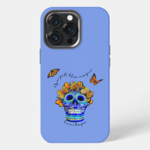 Catrina & Butterflies Day of the Dead iPhone 13 Pro Case