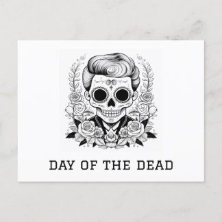 Catrina - Day of the Dead Holiday Postcard