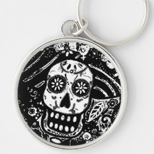 CATRINA DIA DE LOS MUERTOS KEY RING