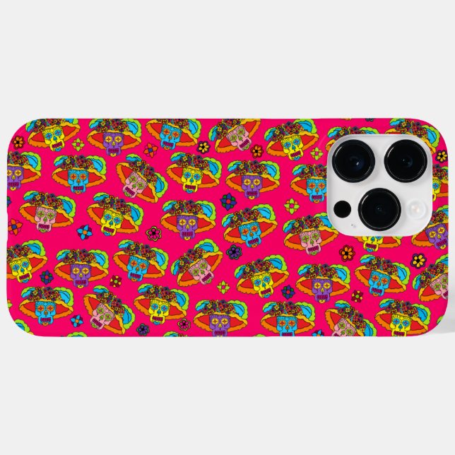 Catrina Sugar Skull Case-Mate iPhone Case (Back (Horizontal))