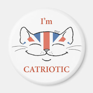 Catriotic Cat Magnet