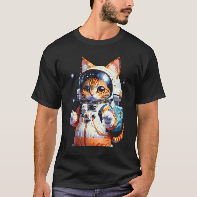 Catronaut Cat Astronaut space cat 3 T-Shirt (Front)