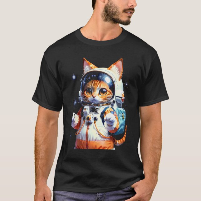 Catronaut Cat Astronaut space cat 3 T-Shirt (Front)