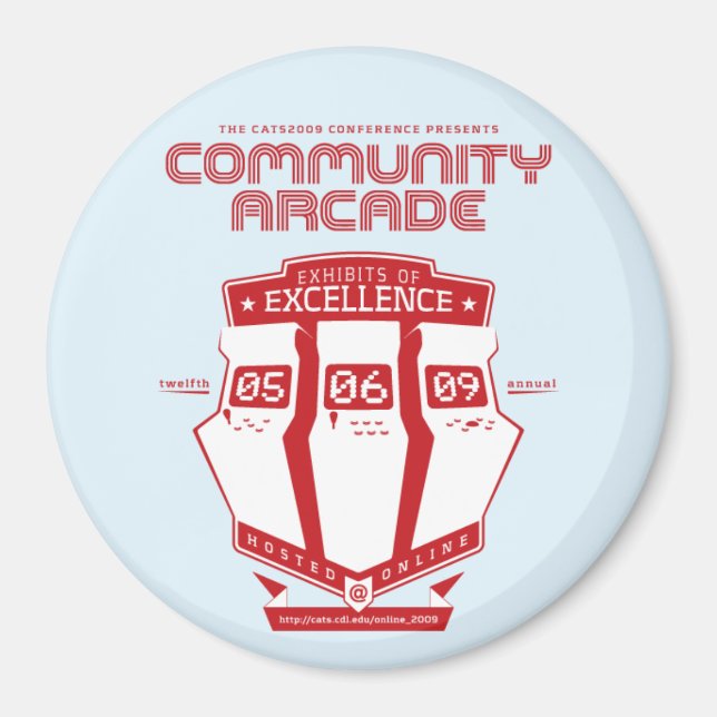 CATS2009 Conference / Round Magnet (Front)