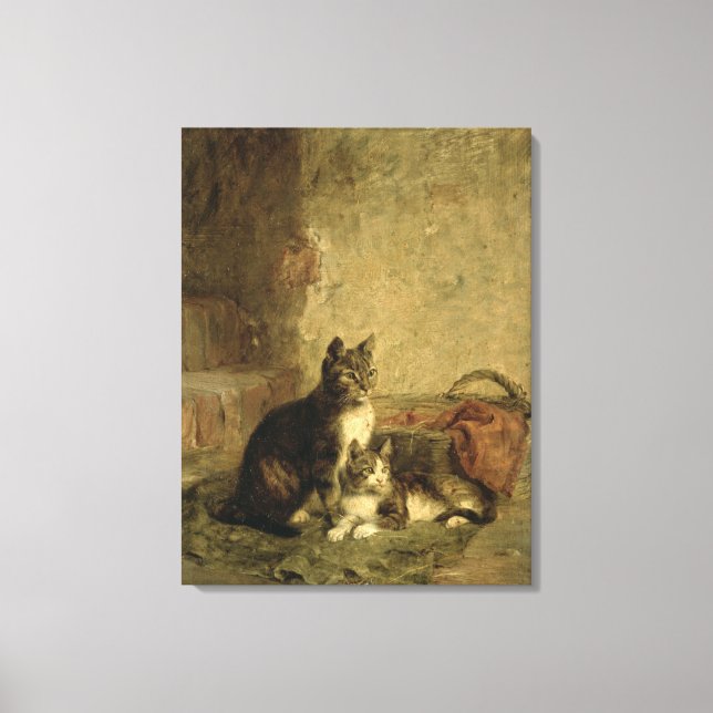 Cats, 1883 canvas print (Front)