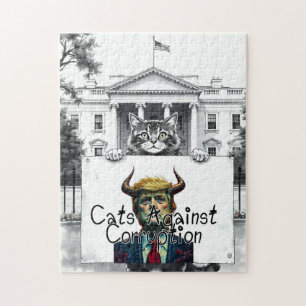 Cats Against Corruption  Jigsaw Puzzle