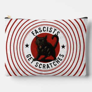 Cats Against Fascists Accessory Pouch