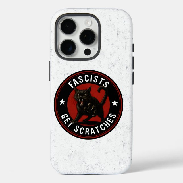 Cats Against Fascists Case-Mate iPhone Case (Back)