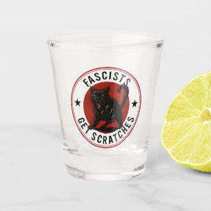 Cats Against Fascists Shot Glass